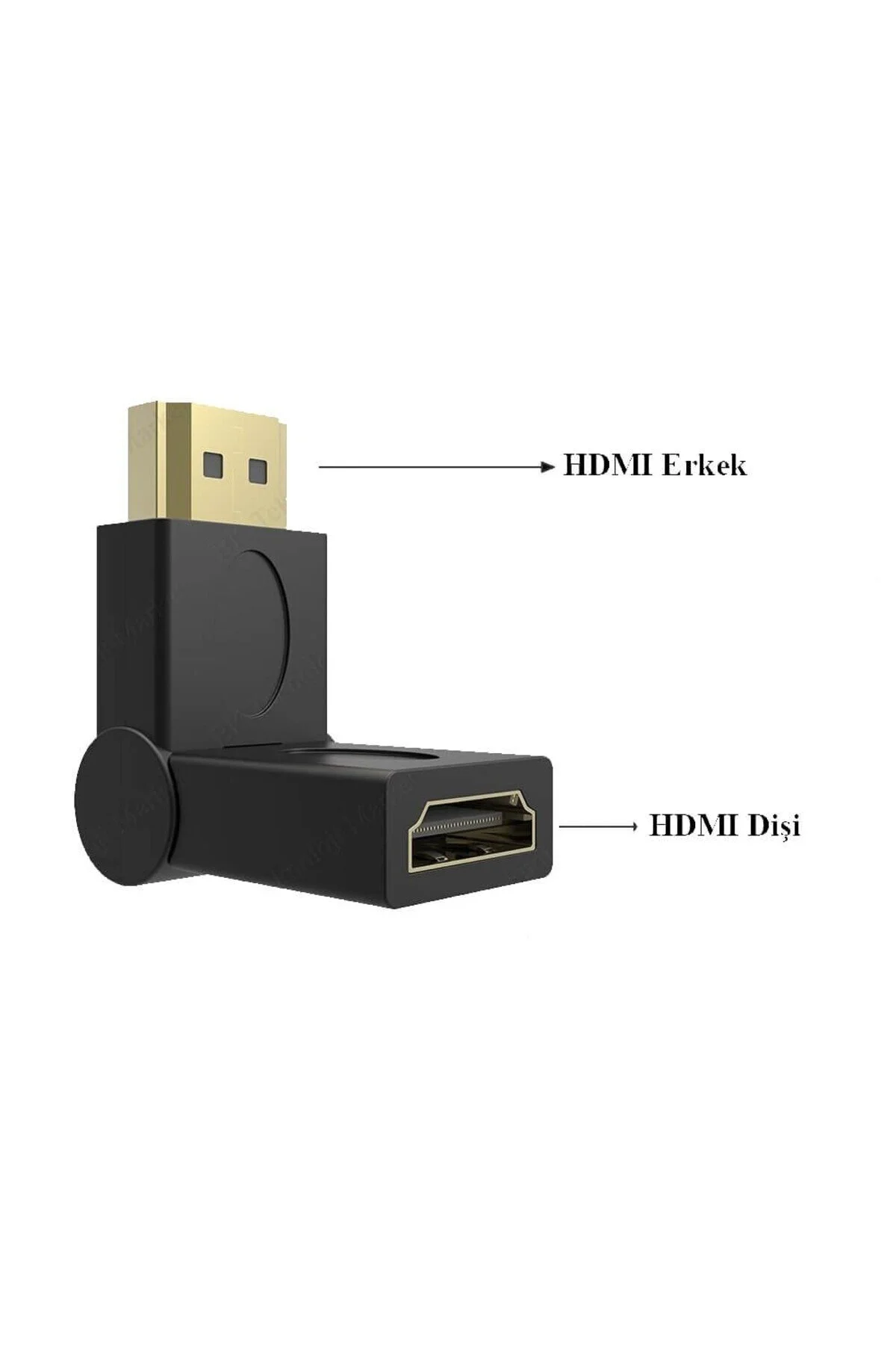 Hdmi Uzatma - Hdmi 90 180 270 Derece Dirsek Oynar Başlıklı Dişi Erkek 4k 3d Erkek Dişi Adaptör