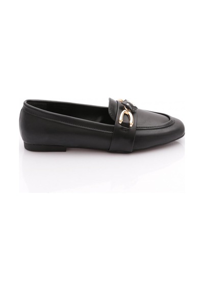 Dgn 5020 Kadin Loafer Ayakkabi Siyah
