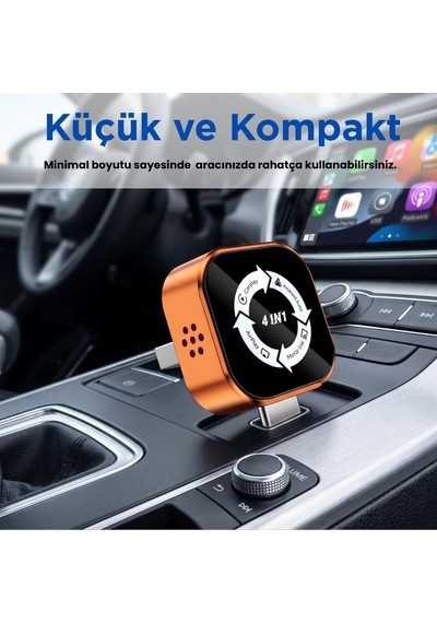 Tr 4'ü 1 Arada Carplay Araç Multimedya Sistemi Android Auto/carplay/mirror Link/airplay
