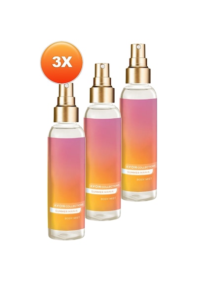 Avon Collections Summer Mania Kadın Vücut Spreyi 3 x 100 ML