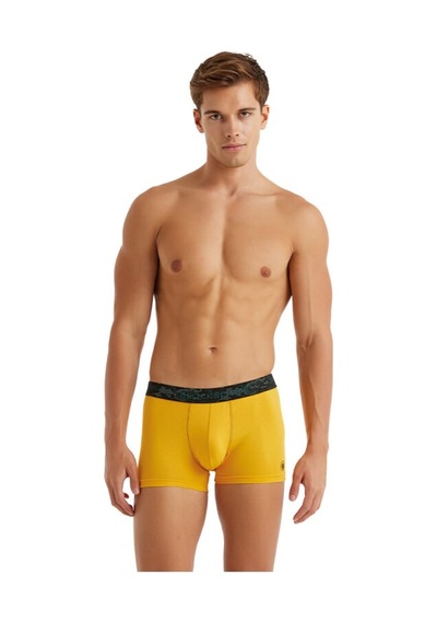 Blackspade Erkek Pamuk Elastan Boxer 9555 - Sarı