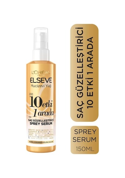 L'oreal Paris Mucizevi Yağ 10 Etki 1 Arada Saç Güzelleştirici Sprey Serum 150 Ml Diğer