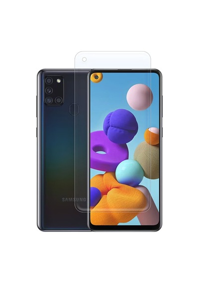 Samsung Galaxy A21s Uyumlu Hd Parlak Nano Ekran Koruyucu 9h Esnek Kırılmaz Koruma