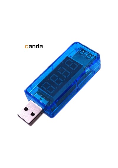 Led Göstergeli Usb Voltmetre Ampermetre Volt Amper Gerilim Ölçer