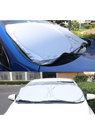 Carub Ön Cam Perde Güneşlik Gözlük Model Katlanır 150cmx70cm Br4953721
