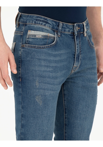Pierre Cardin Erkek Mavi Pantolon Jean 50285133-vr036 Mavi