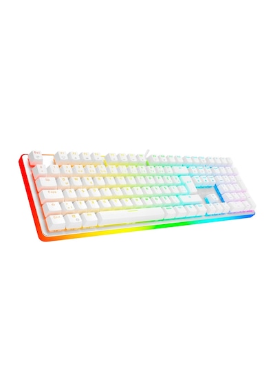 Gamebooster G918B-Bl Rgb Aydıntlatmalı Mekanik Oyun Klavye Beyaz