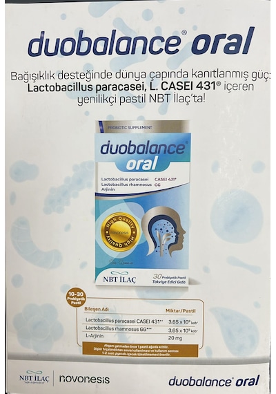 Nbt Life Duobalnce Oral 30 Pastil Ağız Koku- Diş Eti- Larenjit