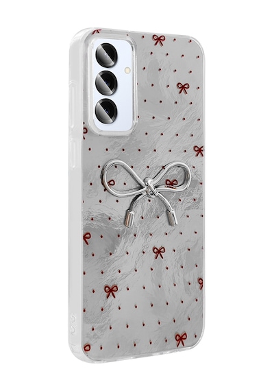 Galaxy S24 Plus Uyumlu Uyumlu Kılıf Kamera Korumalı Figürlü Zore Ponti Silikon Kapak - Lila Lila