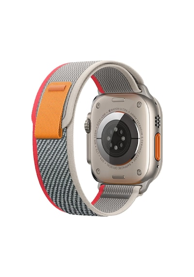 E2m Apple Uyumlu  Watch 42-44-45-49mm Krd-27 Trıal Çift Renkli Gri Kordon