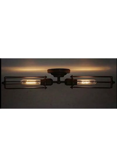 Riolight Retro Tavan-duvar Aplik -armatür Siyah