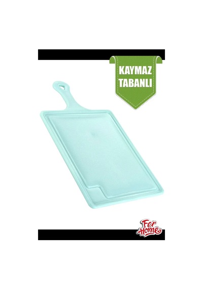 Jenerik Kesme Tahtası Kaydırmaz Plastik Kesme Sunum Tahtası Pratik Kesim Panosu 165x315 Mm Royaleks- Çok Renkli