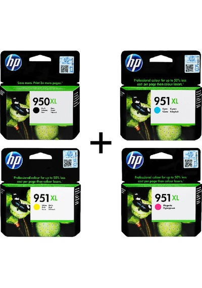 Hp 950Xl 951Xl Kartuş Seti  Paket
