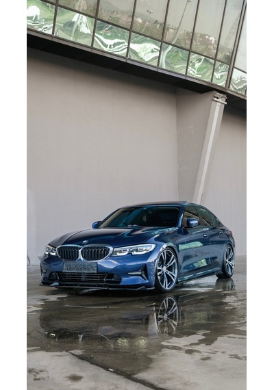 Bmw 3 Serisi G20 2018-2022 Ön Lip Sportline Uyumlu Piano Black Abs Tampon Altı Ek