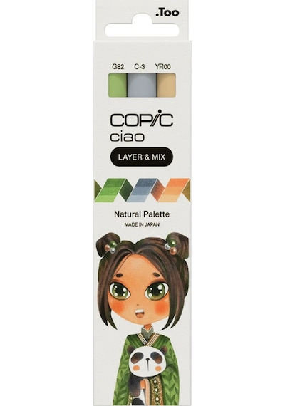 Cıao Layer & Mıx Manga Set Natural Palette 3 Lu