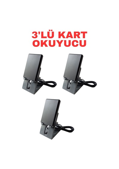 Sr-220 Em Usb Proximity Kart Okuyucu 125 Khz Masaüstü Rfıd Kart Okuyucu Tak Çalıştır 3 Adet