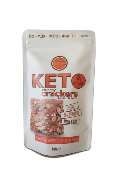 Blendfood Ketojenik Çekirdekli Domatesli Kraker 60 G