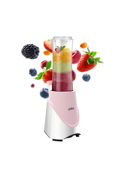 Sinbo Shb-7508 300w Smoothie Blender Paslanmaz Çelik Bıçaklı 570 Ml Tritan Sporcu Matarası-pembe