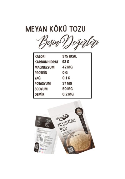 Meyan Kökü Tozu 250 Gr İnce Öğütülmüş Meyan Kökü, Glycyrrhiza Glabra, Aromatik Bitkisel Toz
