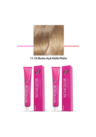Jenerik 2 Li Set Premium 11.10 Ekstra Açık Küllü Platin - Kalıcı Krem Saç Boyası 2 X 50 G Tüp