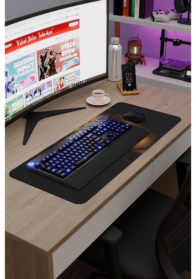 Dahmer V1 70x30 Xl Gaming Kauçuk Kaymaz Taban Mouse Pad Fare Altlığı