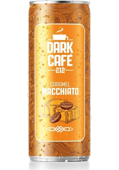 Dark Café 212 Soğuk Kahve Caramel Macchiato 250 Ml X 12 Adet Hazır