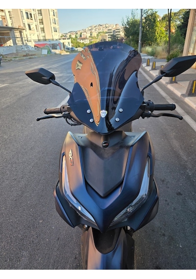 Motocam Kuba Vizy 50 Ön Cam 2025-2026 Model 43cm Siyah Renkli Sportif