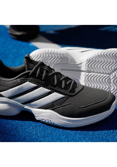 Adidas Gamecourt 3 All Court Erkek Tenis Ayakkabısı Siyah/beyaz