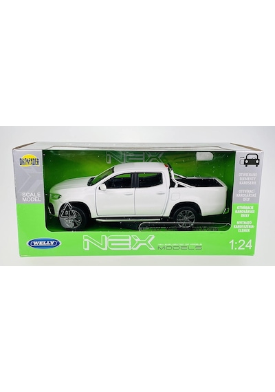 Welly Koleksiyon 1 / 24 Ölçek Mercedes X Class Beyaz Arazi Aracı Model Metal Araba Çok Renkli