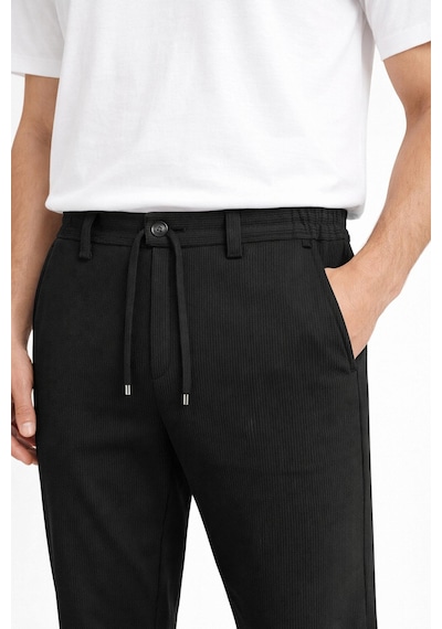 Classics Men Caserta Slim Fit Likralı Erkek Jogger Pantolon - 7559 Siyah