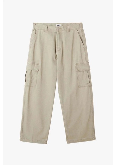 Obey Bigwig Twill Cargo Pant - Şık Ve Fonksiyonel Yaklaşım 100% Pamuk Bej