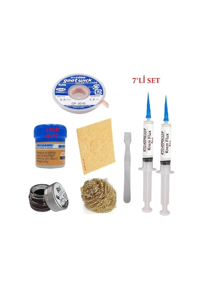 Mechanic Krem Lehim 183 C 42gr Havya Uc Temizleyici Flux Lehim Toplama Cp-3015 Lehim Emme Teli Spatula K03