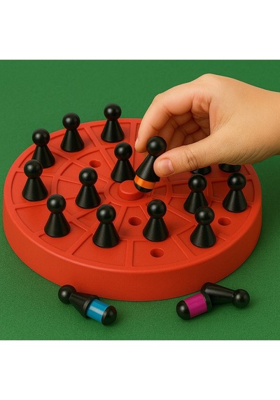 Memory Chess Zeka Oyunu Çocuk Eğitici Hafıza Geliştirici Renk Eşleştirme