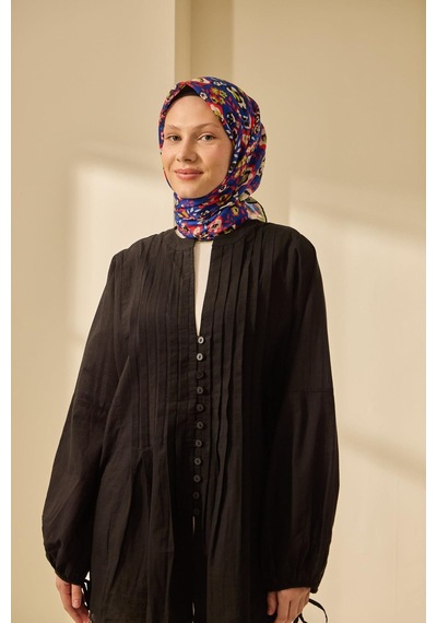 Silk Home Soft Eşarp 73090-15 Saks, Sarı, Turuncu, Bebe Mavi, Ekru