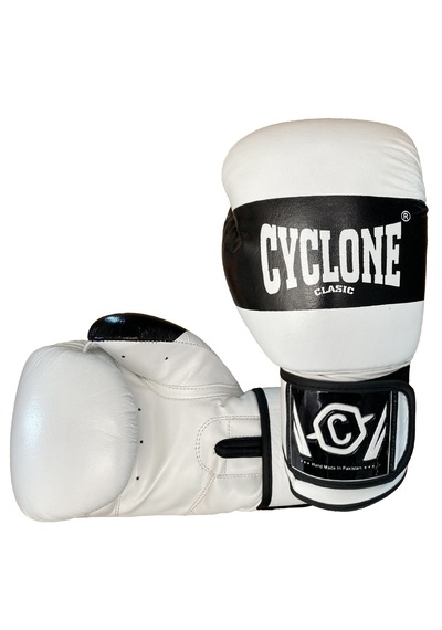 Cyclone Tiger Orijinal Deri Boks Ve Kick Boks Eldiveni Beyaz