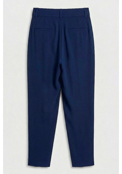Sateen Talia Havuç Pantolon - Lacivert-137380