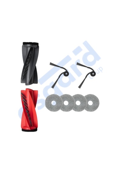 Roborock Saros 10- Saros 10r Uyumlu 1 Ana Fırça 2 Yan Fırça 4 Mop Pkt-iasgf0000873