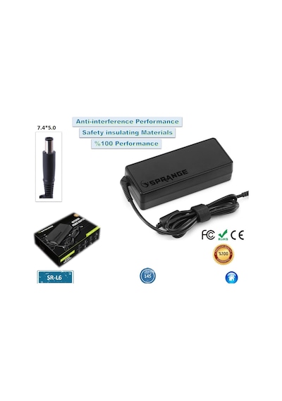Cdabilisim Sprange Sr-L6 7.4x5.0 Notebook Şarjı Hb Kalın Uç 19.5V 4.62A