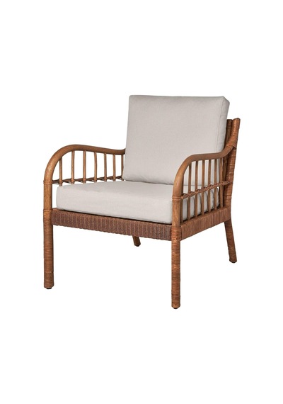 Tr Rattan Berjer Koltuk, 60x60 Cm, Beyaz, Ergonomik Tasarım Diğer