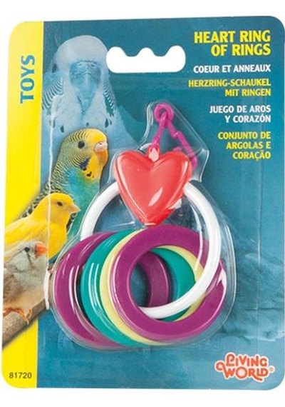 Living  World  Halkalı  Plastik  Kuş  Oyuncağı