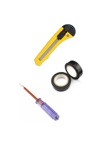 Kontrol Kalemi Seti Maket Bıçağı-kontrol Kalemi-elektirik Bandı 3 Set