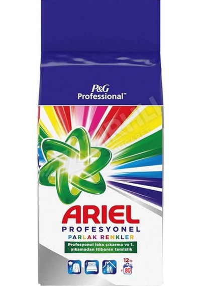 4 Adet Ariel Parlak Renkler 12 Kg