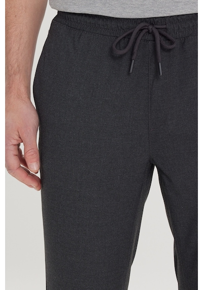 Ac&Co / Altınyıldız Classics Slim Fit Dar Kesim Beli Bağlamalı Yan Cepli Erkek Pantolon - Antrasit