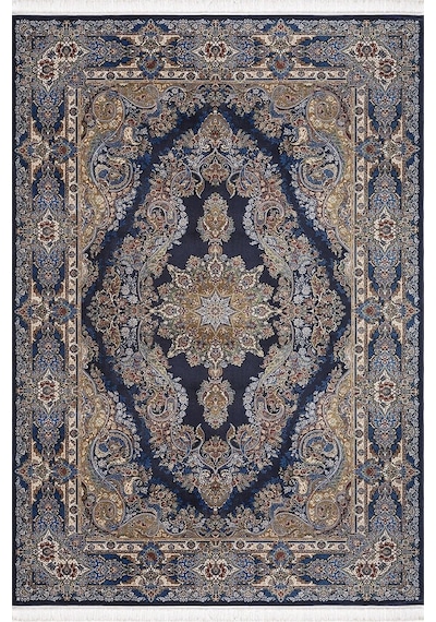 Artemis Halı Silk - 05156a - İpek Halı Laciverti 200x300 Lacivert