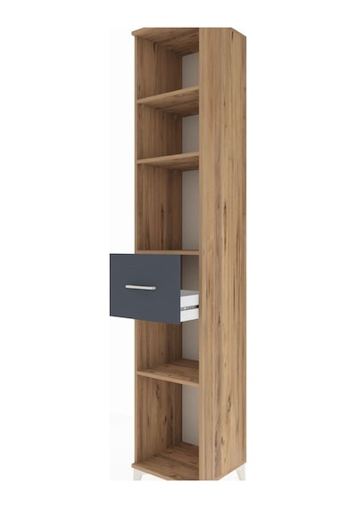 Hyperion Dolap 4 Raflı Tek Çekmeceli 44x44x243 Çam-antrasit Atlas Çam Hyperion Dolap 4 Raflı Tek Çekmeceli 44x44x243 Çam-antrasit Atlas Çam