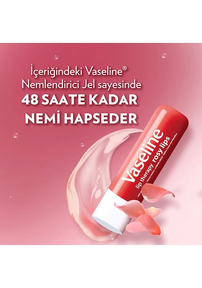 Vaseline Lip Therapy Dudak Bakım Kremi Rosy Lips 4.8 Gr X2