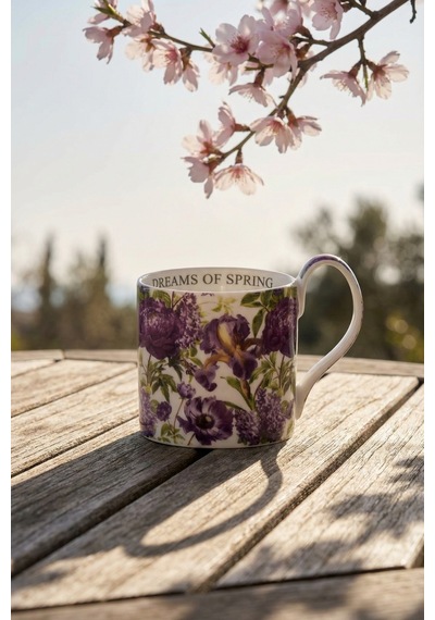 Florianne Porselen Kupa - 240 Ml Renkli