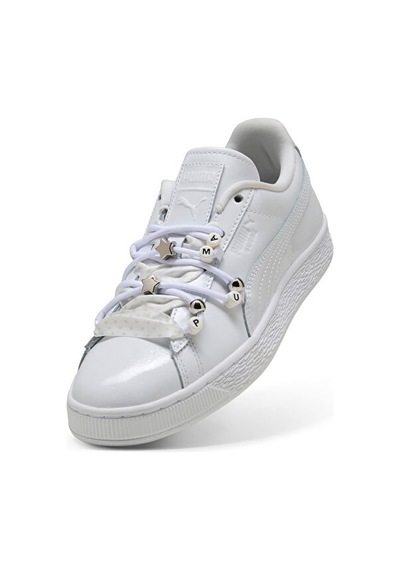 Puma Suede Bloom Patent Wns Kadın Günlük Ayakkabı 40900101 Beyaz