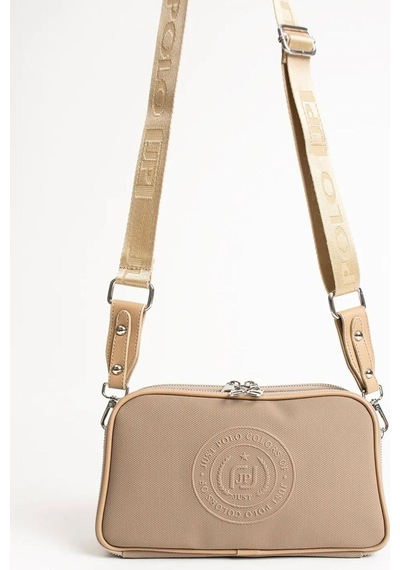 Just Polo Günlük Kombinlere Uygun Kadın Omuz Çantası Krem Camel Renk