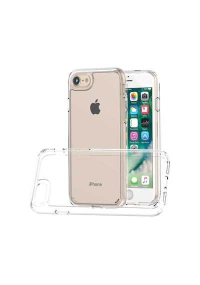 Apple Uyumlu iPhone Se 2020 Kılıf Zore Coss Şeffaf Sert Silikon Kılıf Renksiz